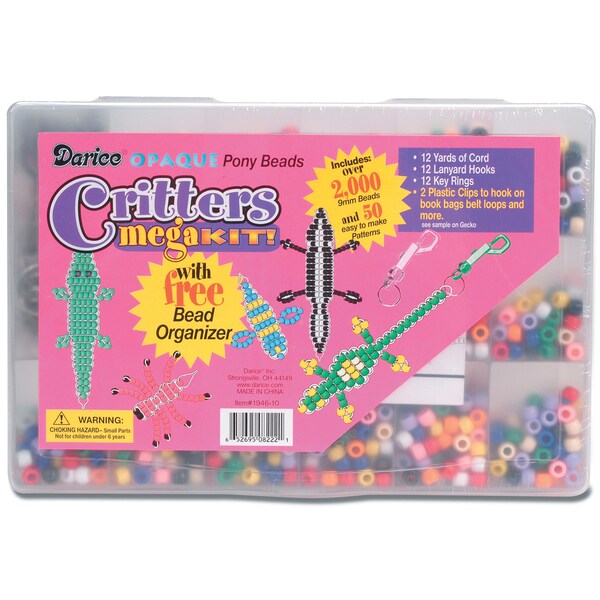 Darice 'Opaque' Mega Critter Organizer Kits