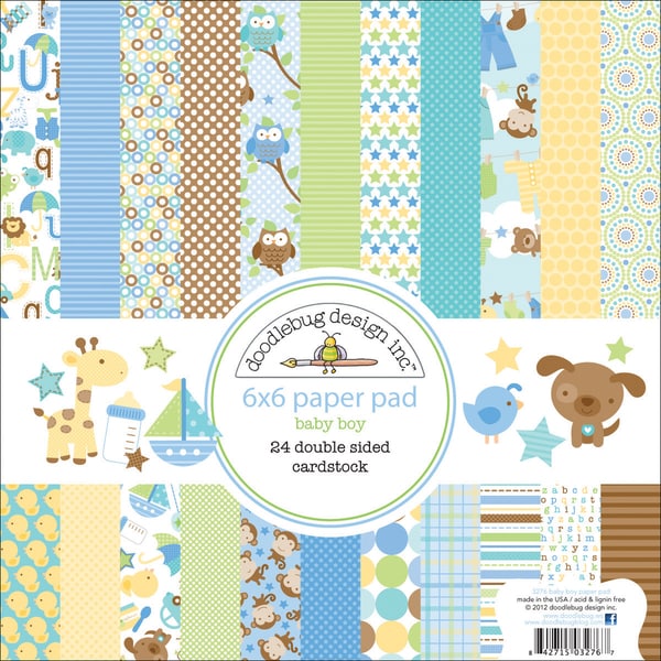 Doodlebug Snips & Snails Paper Pad 