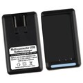BasAcc Black PVC LED-indicator Battery Charger for HTC EVO 4G