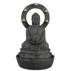 Online Specials  Halcyon 30-inch Weathered Bronze Finish Outdoor Fountain