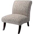 Christopher Knight Home Janet Grey Zebra Fabric Accent Chair