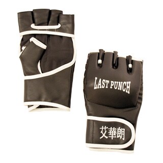 Defender Black Leather Wristwrap XL Heavy Bag Boxing Training Gloves-Image