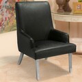 Christopher Knight Home Beluga Black Leather Chair