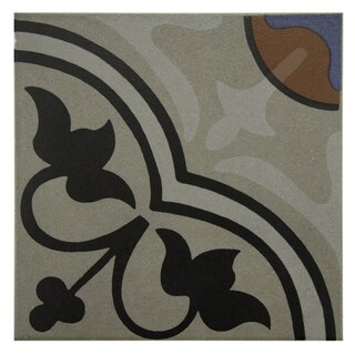 SomerTile 7x7-inch Grava Quatro And Centro Ceramic Floor and Wall Tile