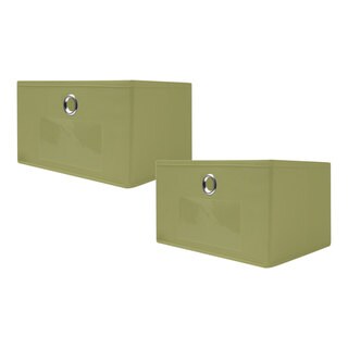 Trademark 10-inch Fabric Collapsible Storage Drawers (Set of 2)