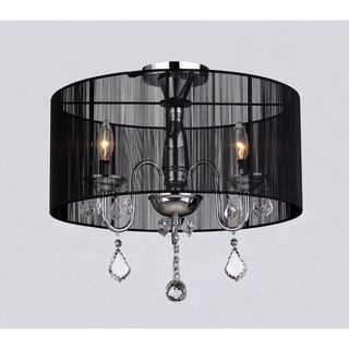 Round Satin Crystal Chandelier