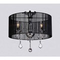Round Satin Crystal Chandelier