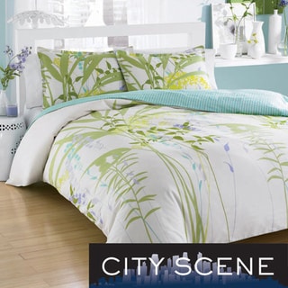 City Scene Mixed Floral 3-piece Comforter Set