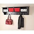 Broadway Black 60 inch Wide Hanging Entryway Shelf