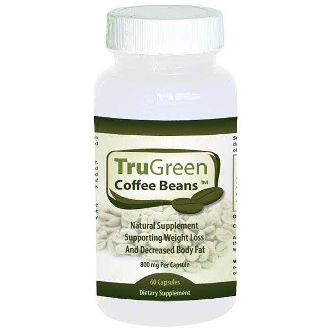 TruGreen Coffee Bean Extract 800mg Dietary Supplement (60 Capsules