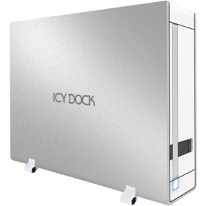 Icy Dock MB559U3S-1S Drive Enclosure External - Pearl White