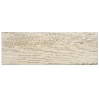 Great Prices SomerTile Wood Look Sava Crema Porcelain Floor and Wall Tile 6x18-in (Case of 16)