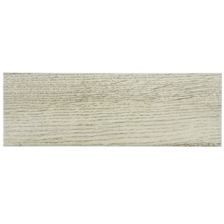 SomerTile Wood Look Sava Crema Porcelain Floor and Wall Tile 6x18-in (Case of 16)