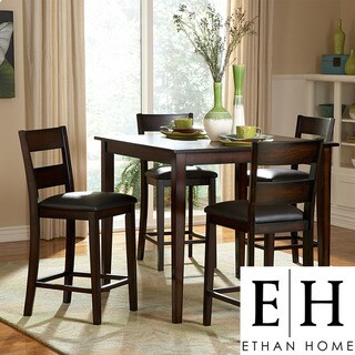 ETHAN HOME Ethan Burnished Brown 5-piece Counter Height Set