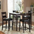 ETHAN HOME Ethan Burnished Brown 5-piece Counter Height Set