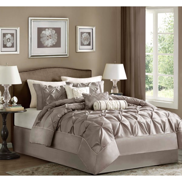 Madison Park Vivian Polyester Solid Tufted 7-piece Comforter Set