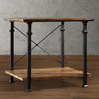 ETHAN HOME Myra Vintage Industrial Modern Rustic End Table