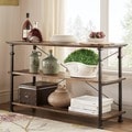 TRIBECCA HOME Myra Vintage Industrial Modern Rustic TV Stand