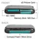 INSTEN Smoke All-in-1 Portable Memory Card Reader