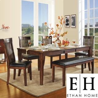 ETHAN HOME Winsford Burnished Cherry 6-piece Dining Set