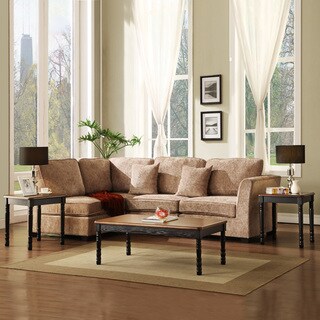 ETHAN HOME Igon 3-piece Antique Black Poplar Occasional Set