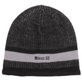 Minus33 Unisex 'Granite' Black/ Grey Merino Wool Lightweight Beanie Hat