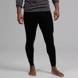 Minus33 Black Men's 'Katmai' Merino Wool Expedition Weight Base Layer Bottoms