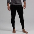 Minus33 Black Men's 'Katmai' Merino Wool Expedition Weight Base Layer Bottoms