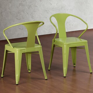 For sale Limeade Tabouret Stacking Chairs (Set of 4)