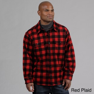 Minus33 Men's 'White Mountain' Plaid Merino Wool-blend Expedition Weight Sportsman Shirt