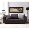 Breyani Two Tone Contemporary Sofa Bed