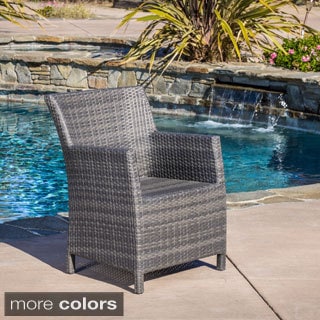 Christopher Knight Home Dawn Outdoor Multi-brown Wicker/Iron Chair (34.75 x 26 x 23.5)