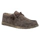 Hey Dude Men's Wally Brown Casual Shoes