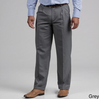 Francesco Bianchi Men's Gabardine Pleated Dress Pants