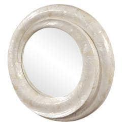 (^_-) Key Largo 26-inch Shell Mirror