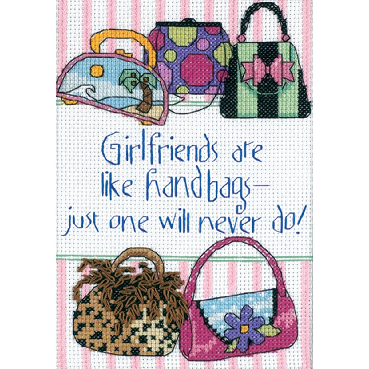 One Will Never Do Mini Counted Cross Stitch Kit5"X7" Overstock