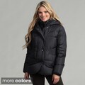 Larry Levine Hooded Down Jacket