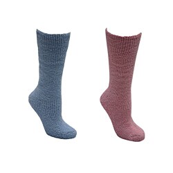 Muk Luks Women's Micro Chenille Knee High Socks (2 Pairs)-Image