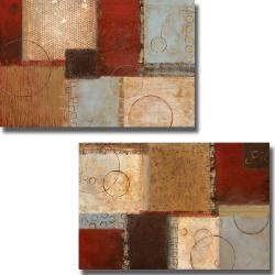 Special Offers Tava Studios 'Seasons Go Round I and II' 2-piece Canvas Art Set