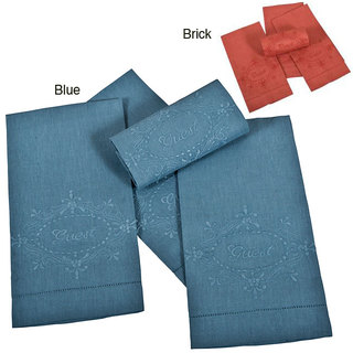 Guest Embroidered Towels (Set of 4)