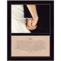 'I Do' 10.25 x 14-inch Black Framed Print