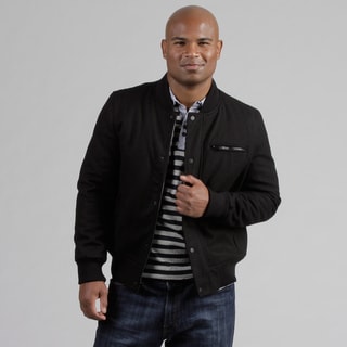 Black Rivet Men's Varsity Wool Blend Jacket