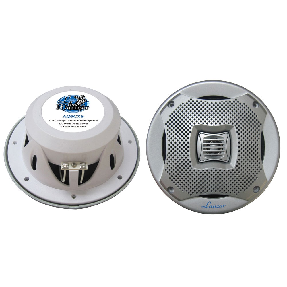 Lanzar AQ5CXS 400W 5.25" 2-Way Marine Speakers