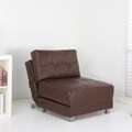 New York Almond Convertible Chair Bed