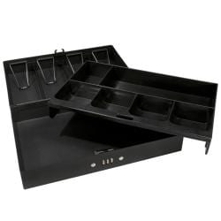 Cash Box and 6-compartment Tray with Money Clip