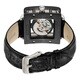 Stuhrling Original Men's Automatic Zolara Square Water-resistant Leather-strap Watch