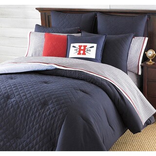 Tommy Hilfiger Prep Midnight Comforter and Euro Sham Separates