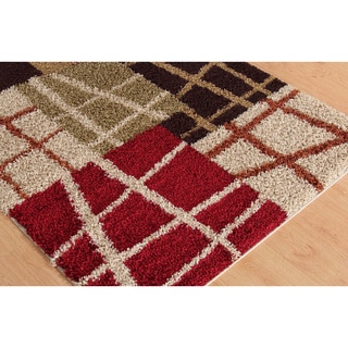 Classy Shag Multi Area Rug (5'3 x 7'3)