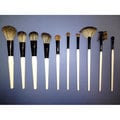Fortuna 10-piece White Pony and Sable Hair Makeup Brush Set