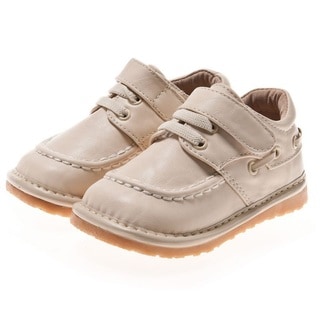 Little Blue Lamb Toddler Infant Cream Leather Squeaky Shoes ...
